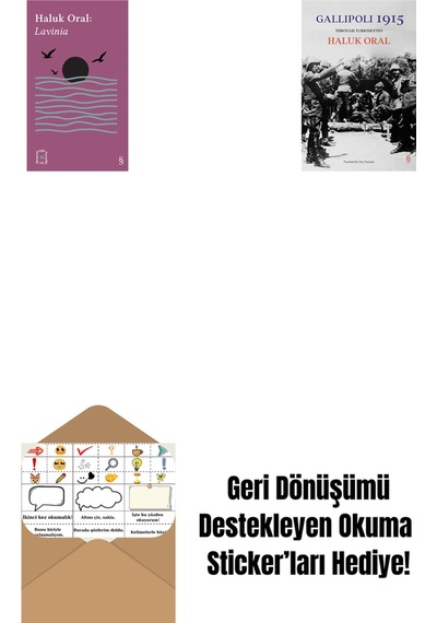 Everest Açıkhava 31 - Lavinia + Gallipoli 1915 Ciltli + Okuma Sticker'ları