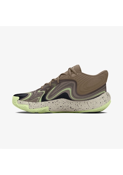 Under Armour Spawn 6 Mid Erkek Yeşil Basketbol Ayakkabısı 3028338 Yeşil