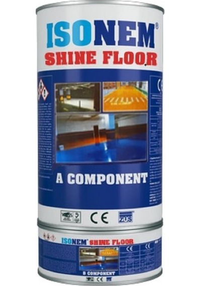 İsonem Shine Floor Solvent Bazlı Fayans Boyası 2.25 Kg Beyaz