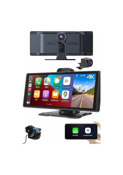 Kargo Android Ve İos Uyumlu Ön Arka Çift Kameralı Araç Ekranı Dokunmatik Carplay Najmaddin Diğer
