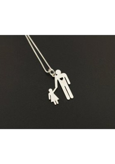 Gümüş Baba Çocuk Kolye 488010608