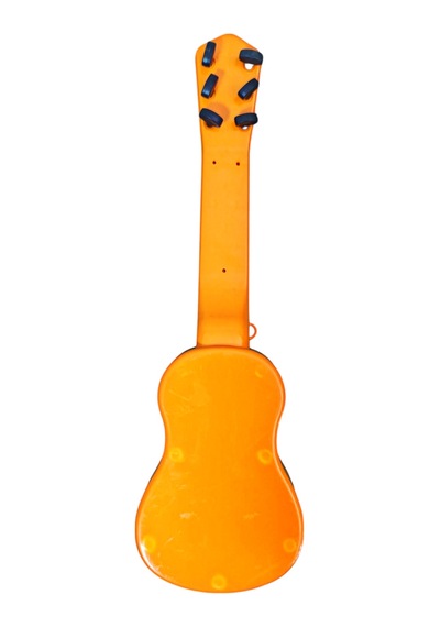 Oyuncak Sarı Pikaçu Modelli İspanyol Gitar 6 Telli Çocuk Gitarı 48 Cm.