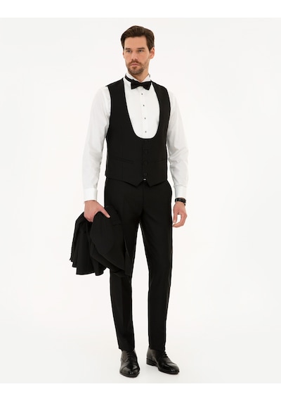 Pierre Cardin Erkek Siyah Smokin 50220525-vr046
