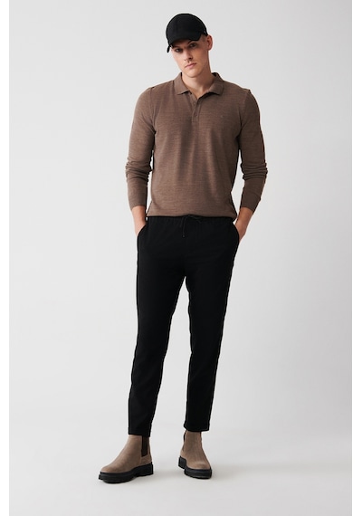 Avva Relaxed Jogger Erkek Pantolon Siyah E003000 Siyah