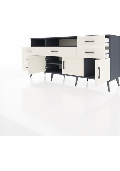 Hyperion Konsol 3 Raflı 6 Çekmeceli 3 Kapaklı 176x44x83 Antrasit-aytaşı Aytaşı Hyperion Konsol 3 Raflı 6 Çekmeceli 3 Kapaklı 176x44x83 Antrasit-aytaşı Aytaşı