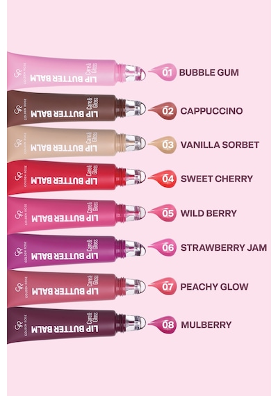 Golden Rose Lip Butter Balm No: 07 Peachy Glow