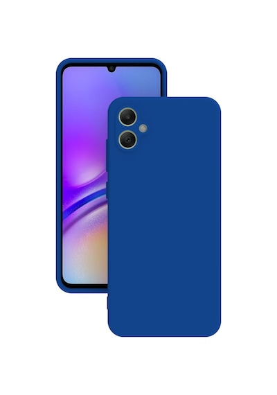 Samsung Uyumlu Galaxy A07 Kılıf Kamera Korumalı Silikon Rubber Arka Kapak Mavi