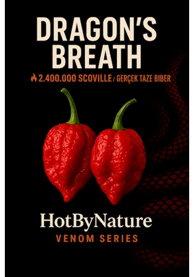 Dragons Breath Pepper / 2.5 Milyon Scoville - Gerçek Taze Acı Biber