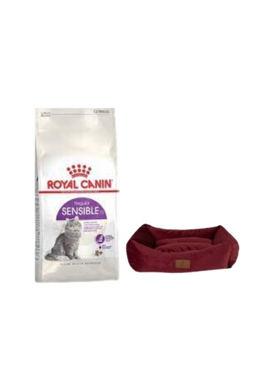 Royal Canin Sensible 33 Sindirim Hassasiyetli Yetişkin Kedi Maması 4 Kg,mini Small Bordo Yatak Royal Canin Sensible 33 Sindirim Hassasiyetli Yetişkin Kedi Maması 4 Kg,mini Small Bordo Yatak