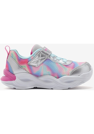 Skechers Twisty Glow - Sorbet Swirl Küçük Kız Çocuk Gri Spor Ayakkabı 303716n Smlt Gri