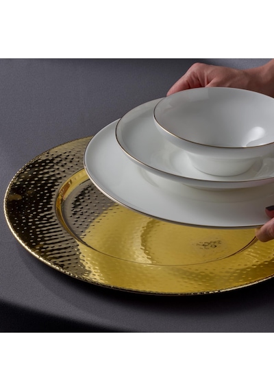 Jumbo Laurel Gold 55 Parça 12 Kişilik Yemek Takımı Gold