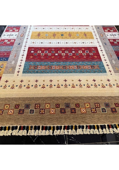 Hoom Rugs Sultani 810 Vizon Klasik Salon Halısı Çok Renkli