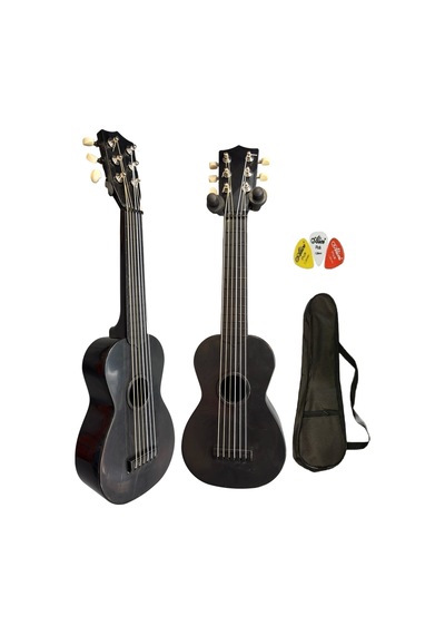 Kompozit Siyah 54cm Çocuk Gitarı 6 Telli 4-10 Yaş
