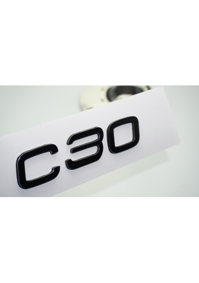 Dk Tuning C30 Siyah Abs 3m 3d Bagaj Yazı Logo Volvo İle Uyumlu