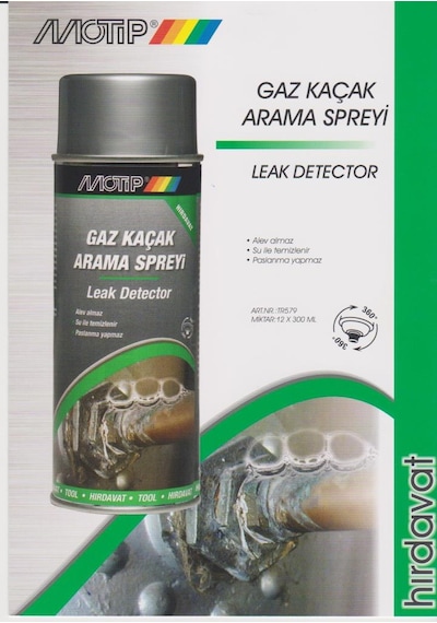 Motip Gaz Kaçak Arama Spreyi - Leak Dedector 300 ML
