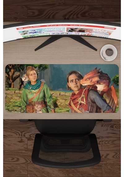 Split Fiction Kaymaz Dikişli Kauçuk Oyuncu Mousepad V3 - 70x30 Xl Gaming Mouse Pad Fare Altlığı