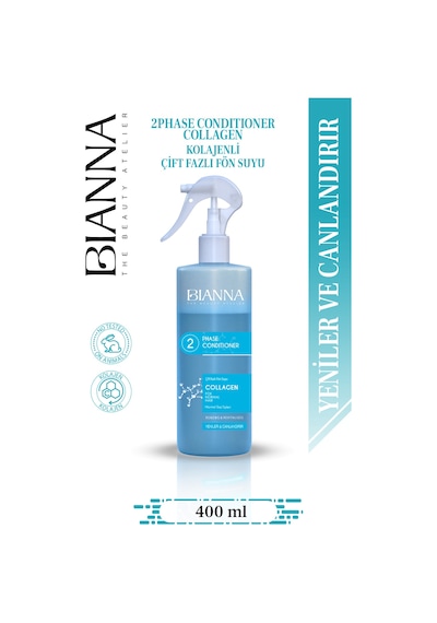 Çift Fazlı Kolajen İçeren Fön Suyu Nemlendirir & Canlandırır - 400ml Saçbakım