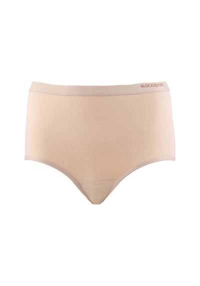 Blackspade 1307 Kadın Pamuklu Yüksek Bel Slip Külot-ten Ten Rengi