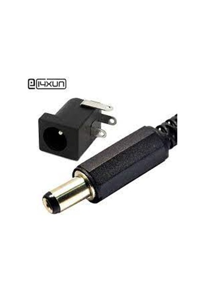 Karledd 5 Set Jak Fiş+Dc Şase Güc Kaynagi Soketi 2,5Mm Erkek Dişi