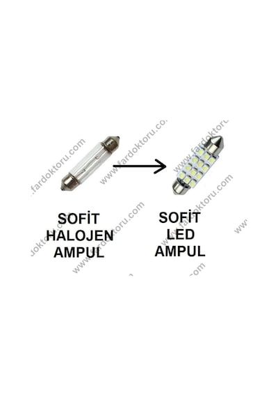 Fardoktoru Opel Astra J Beyaz Led Iç Aydinlatma Ampul Seti