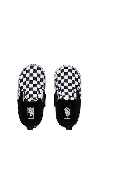 Vans In Slip-on V Crib Siyah Bebek Spor Ayakkabı Checker Black/true White