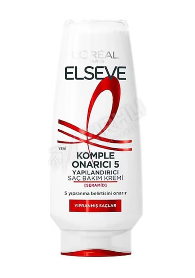 3 Adet Elseve Komple Onarıcı 5 Ve Yapılandırıcı Saç Kremi 250 Ml