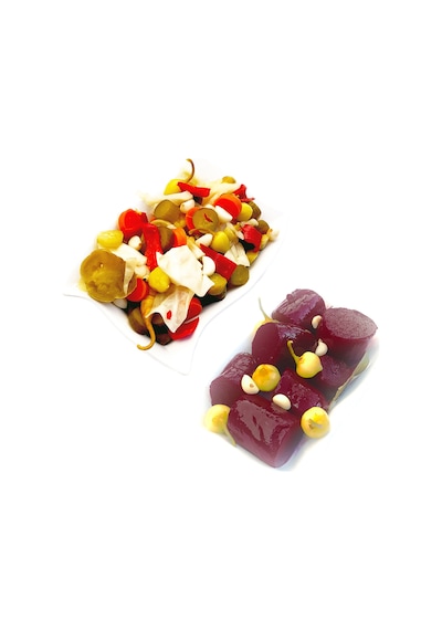Çubuk Tadım Turşuları Karışık Turşusu 1 KG +  Kırmızı Pancar Turşusu 1 KG