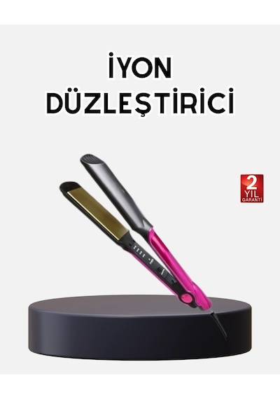 İyonik Saç Düzleştirici - 220 C Isıya Kadar Çıkan, Led Göstergeli Ve Eşit Isı Dağılımlı Plaka