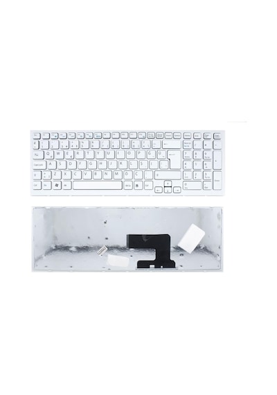 Sony Uyumlu Vaio Pcg-71C11L, Pcg-71C12L, Pcg-91211L Klavye (Beyaz Tr) - 546733289