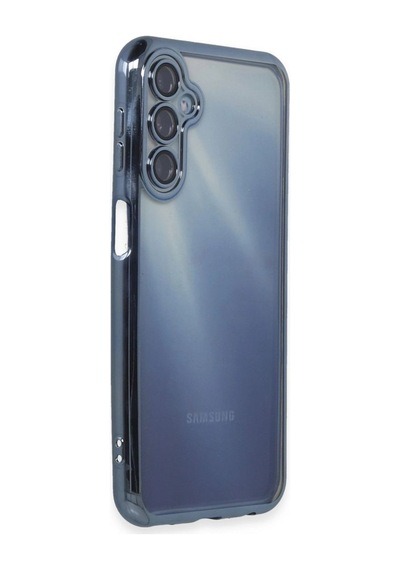 Samsung Galaxy A35 5g Kılıf Razer Lensli Silikon - Açık Mavi