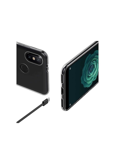 Zore Mi 6x Kılıf Omsy Süper Silikon Kapak - Renksiz