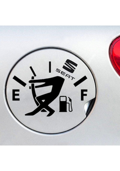 Seat Yakıt Deposu Kapağı Oto Araba Sticker Çıkartma