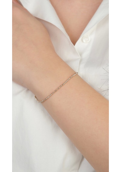 14 Ayar Altın İnce Bileklik Gold Sarı Altın