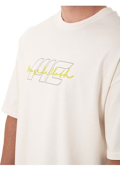 Musclecloth Icon Heavyweight Oversize T-shirt Kırık Beyaz Kırık Beyaz