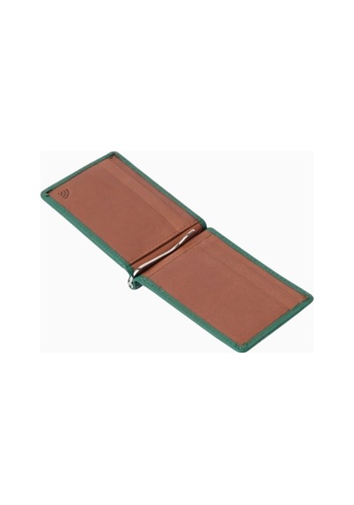 Ryoko Jones Clip Wallet 2.0 Japon Deri Premium Unisex Kartlık Yeşil 4