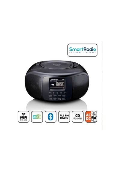 Lenco Scd-6000bk - Dab+/fm, Bluetooth , Cd Çalar Ve Geniş Renkli Lcd Ekranlı Taşınabilir İnternet Radyosu - Siyah