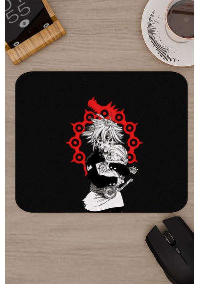 Nanatsu No Taizai Anime V2 - 22x18 Gaming Kauçuk Kaymaz Taban Mouse Pad Fare Altlığı