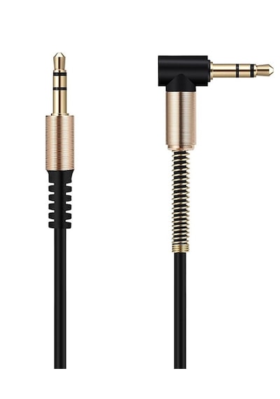 Auris Ars-au03 Mikrofonlu Aux Kablo 3.5mm Yaylı Altın Uçlu