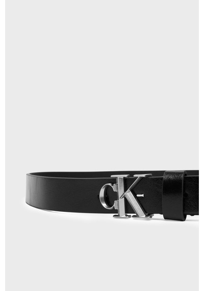 Calvin Klein Deri Logolu Kemer Lv04f7122gr3h Bayan Kemer Lv04f7122g R3h Siyah