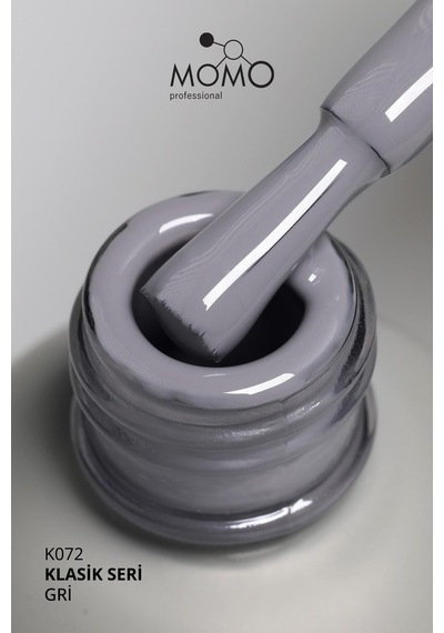 Momo Professional Kalıcı Oje K072 Gri 4 Ml