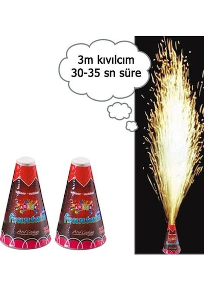 2 Adet Volkan Düğün Nişan Kutlama Yılbaşı Kutlama
