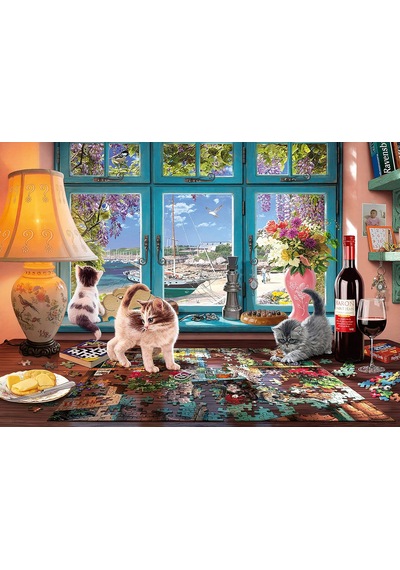 Ravensburger 1000 Parça The Puzzler's Desk Puzzle