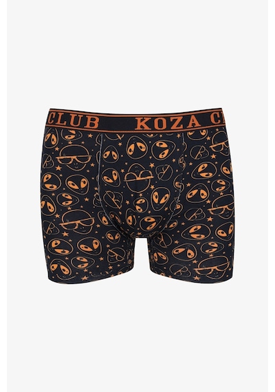 Koza İç Giyim Erkek 3'lü Pamuklu Likralı Boxer Ko9003bx-8 Siyah