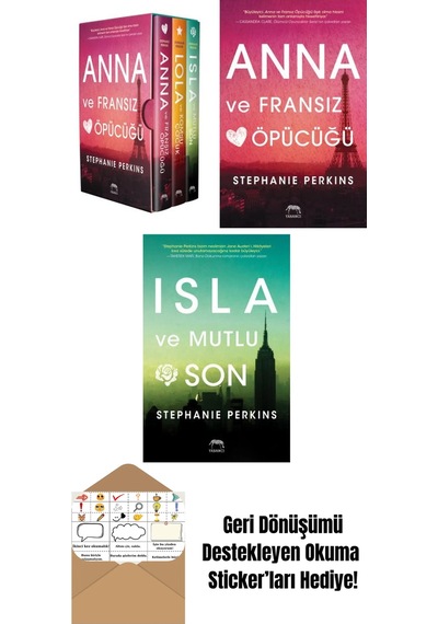 Anna Lola Isla Serisi Kutulu Set 3 Kitap + Anna Ve Fransız Öpücüğü + Isla Ve Mutlu Son