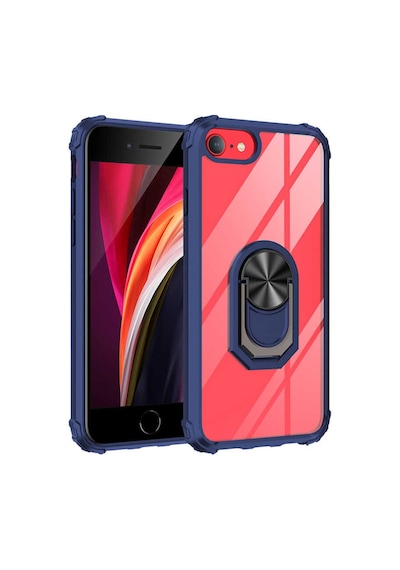 Apple Uyumlu iPhone 6 - 6S Kilif Standli Yüzüklü Mola Silikon Kapak 440390452