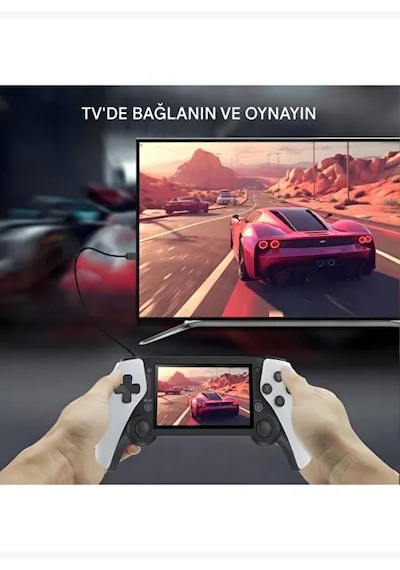 M25 Hdmı Çıkışlı Taşınabilir Retro Oyun Konsolu - 20.000+ Dahili Oyunlu El Atarisi