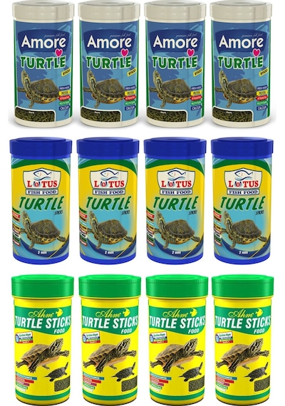 Amore Lotus Ahm Turtle Sticks 12x250 Ml Kaplumbağa Yemi
