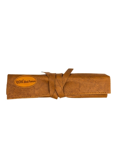 Rox Wood 0127 Deri Çantalı Premium Iskarpela Seti 4 Parça