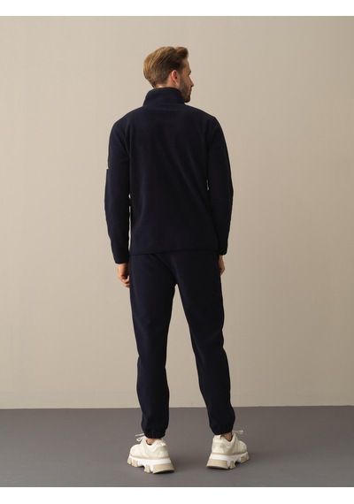 Xint Lacivert Regular Fit Dik Yaka Polar Sweatshirt 300276