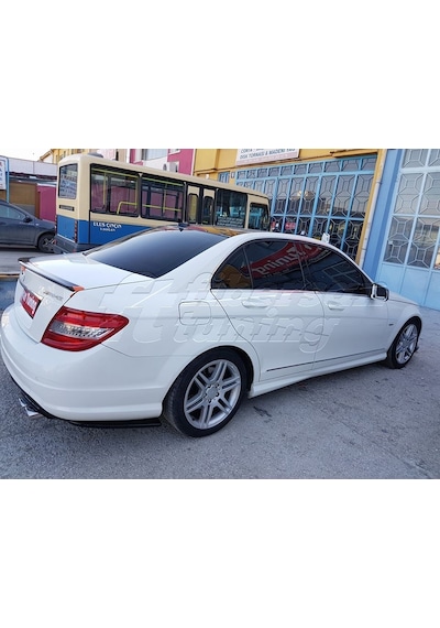 Mercedes C180(Makyajsız) Tampon Ekleri -fibersan Tuning